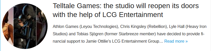 Telltale Games: the studio will reopen its doors with the help of LCG Entertainment