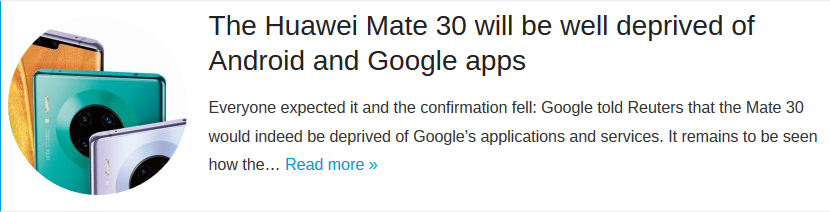 The Huawei Mate 30 will be well deprived of Android and Google apps